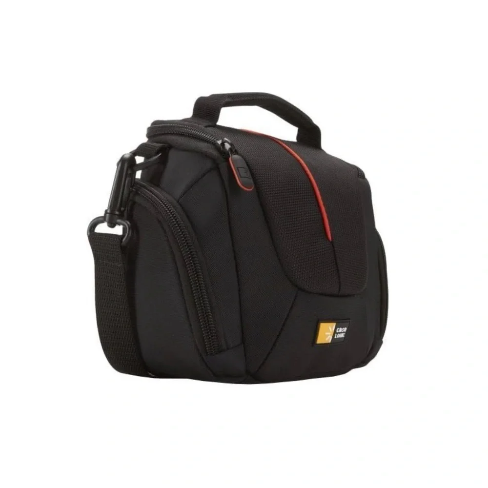 Case Logic Compact Black Camera Case with Red Accents
